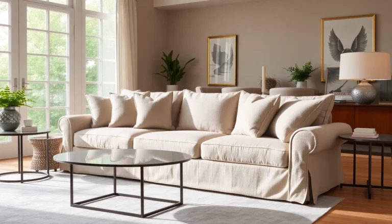 Transform your space with La Maison des housses stylish slipcovers that fit perfectly.