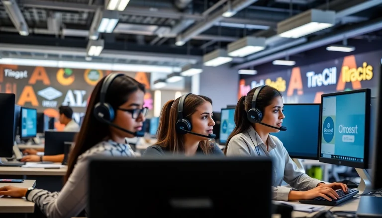 Agents working at Tijuana call centers provide customer support in a dynamic environment.