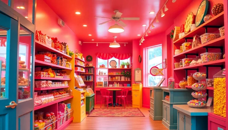 Visit this candy store near me for a delightful selection of sweet treats and vibrant candies.