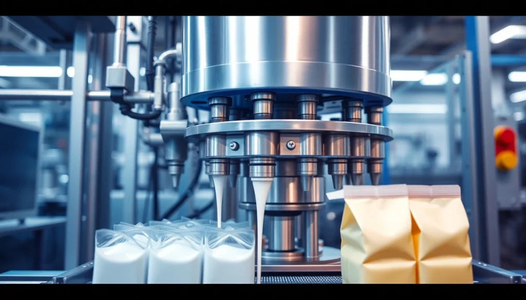 Liquid Packaging Machine Supplier showcasing state-of-the-art technology for efficient liquid filling processes.