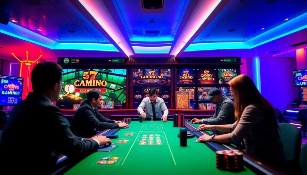 Experience the excitement of Petirzeus88 with professional dealers and a vibrant casino atmosphere.