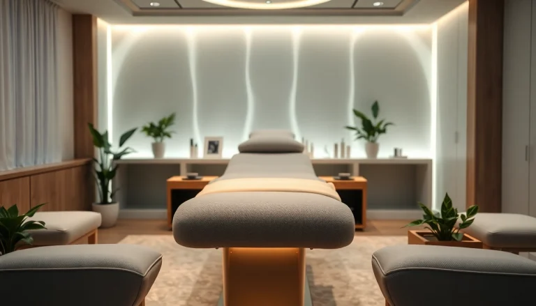 Erleben Sie die qualitativ hochwertige liege für Kosmetik in einem modernen Spa-Setting.