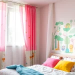 Decorate a kids room with charming curtains that enhance warmth and creativity.