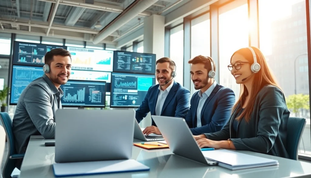 Enhance your business with Edmonton IT support solutions from a dedicated team in a modern office.