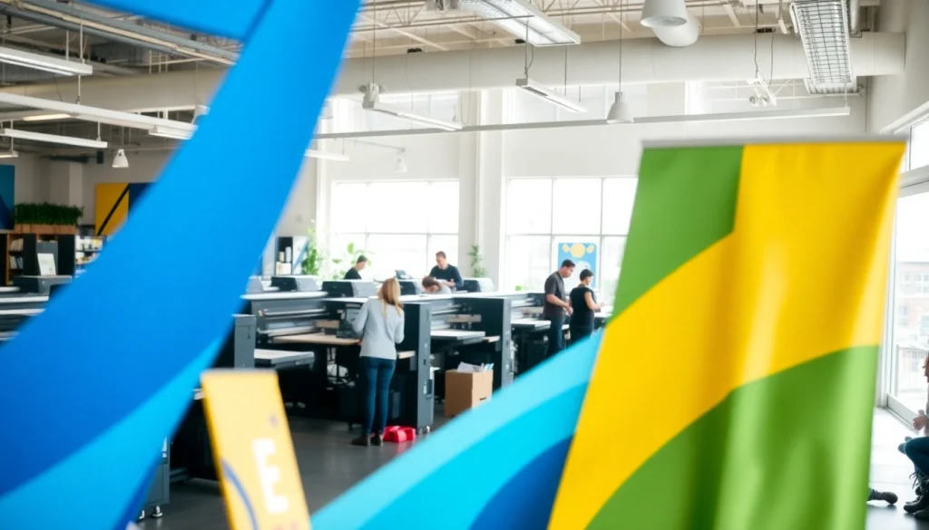 Transform your printing needs with printers edmonton alberta at a vibrant local print shop.