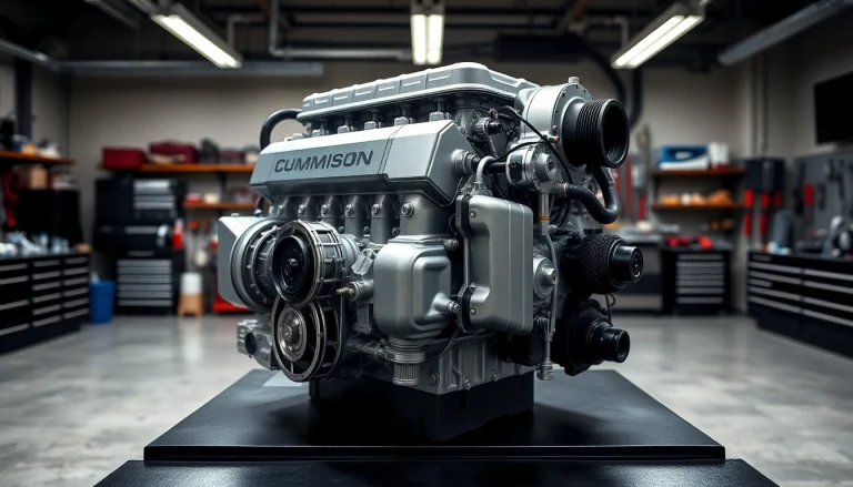 View a Cummins ISX engine for sale, highlighting its exceptional design and quality features.