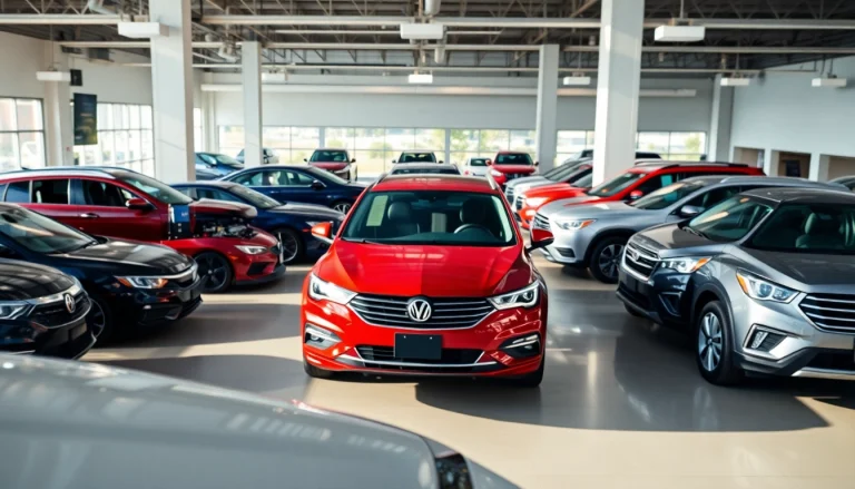 Find Used Vehicles in a vibrant dealership setting showcasing diverse options.