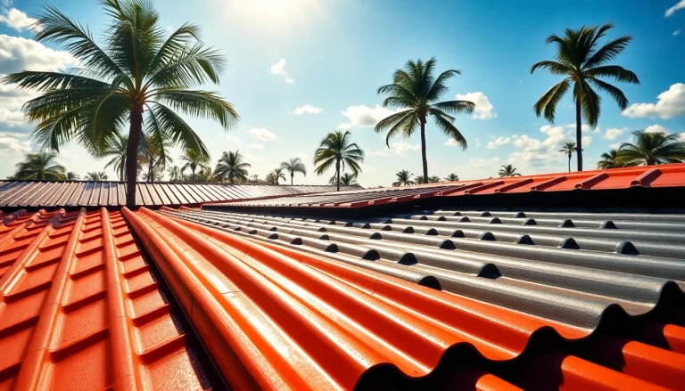 Install metal roofing in Florida showcasing durable designs and styles, emphasizing the florida metal roof.