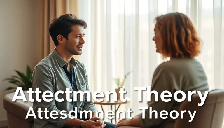 An attachment theory specialist engaging supportively with a client in a calming therapy room.