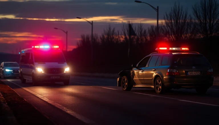 Düzce haber son dakika: Emergency responders at a traffic accident scene, highlighting critical intervention efforts.