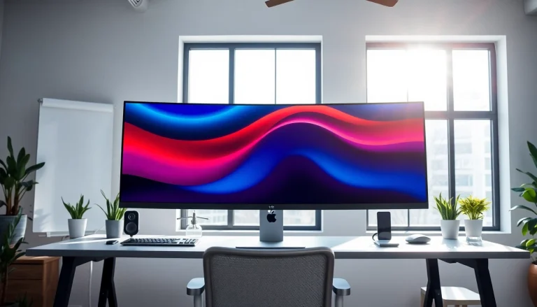 Buy Apple Pro Display XDR in a modern workspace with bright lighting and sleek design.