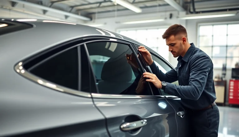 Expert window tinting service in Bucks County enhancing vehicles with precision and quality.