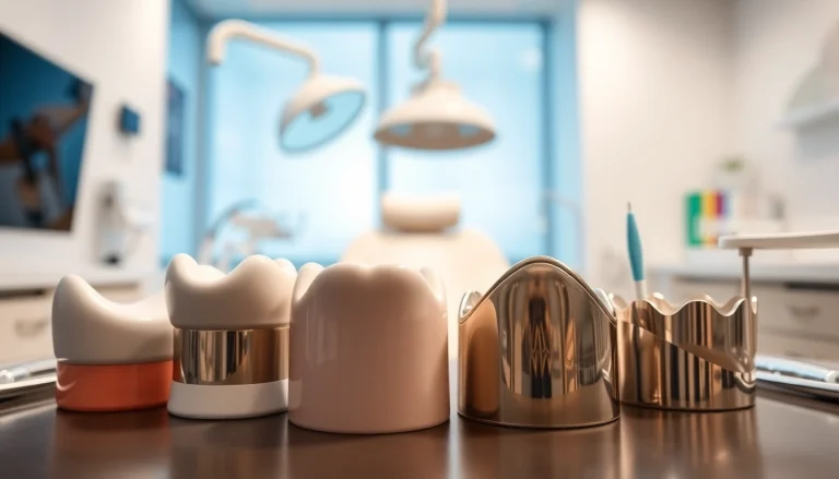 Explore various dental crowns showcasing their unique features and quality craftsmanship.