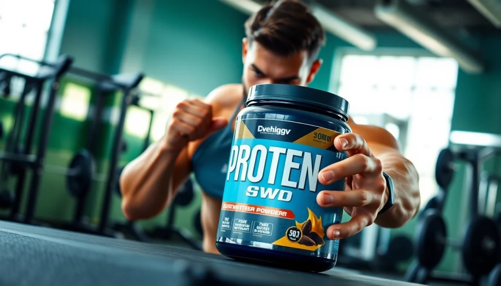 Mixing protein powder during a workout to boost performance and nutrition.