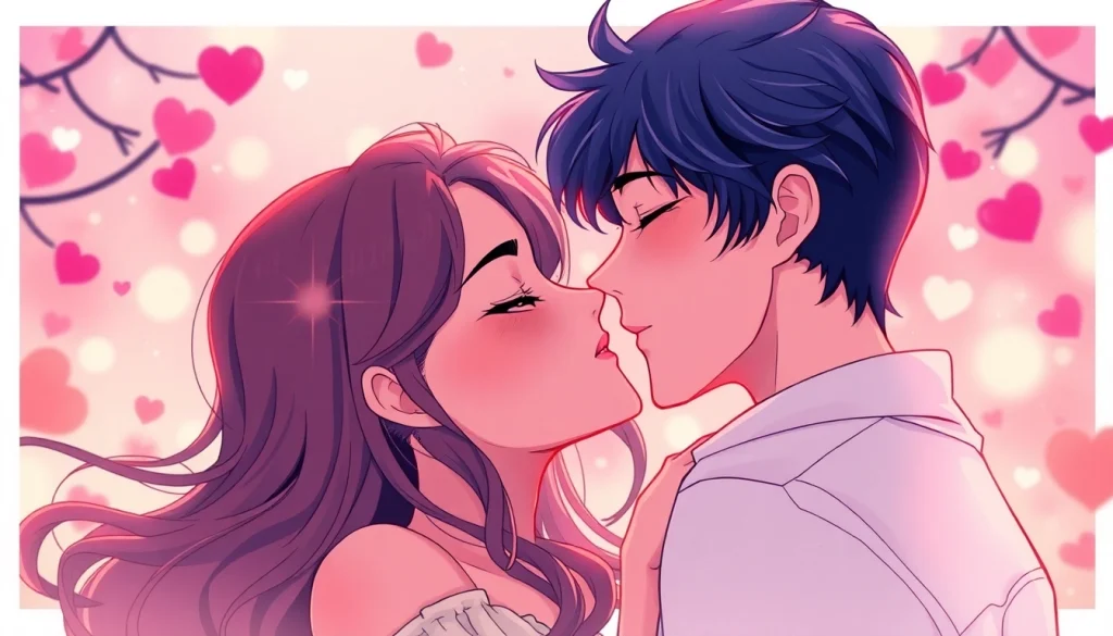 Explore truyen tranh sex through an engaging romantic manga scene depicting intimate moments between characters.