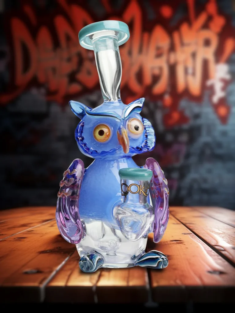 mini-nerdy-owl-dab-rig-blue