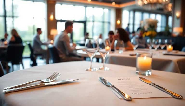 Enhance your dining experience with professional Reservation Services in a stylish restaurant setting.