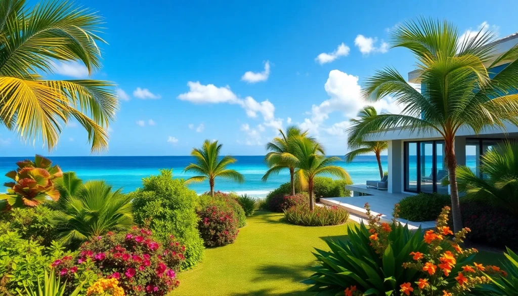 Discover breathtaking Real Estate in Belize with a modern villa overlooking the Caribbean Sea.