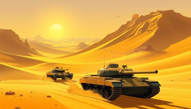 Get the exciting Dune 2 download game set in a vast desert with intense battle scenes.