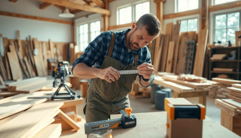 Engaged carpenter in workshop showcasing carpentry apprenticeship near me