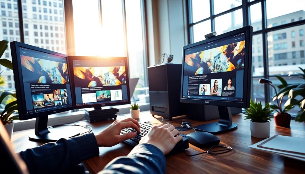 Engage with expert kansas city web design showcasing a designer creating engaging websites.