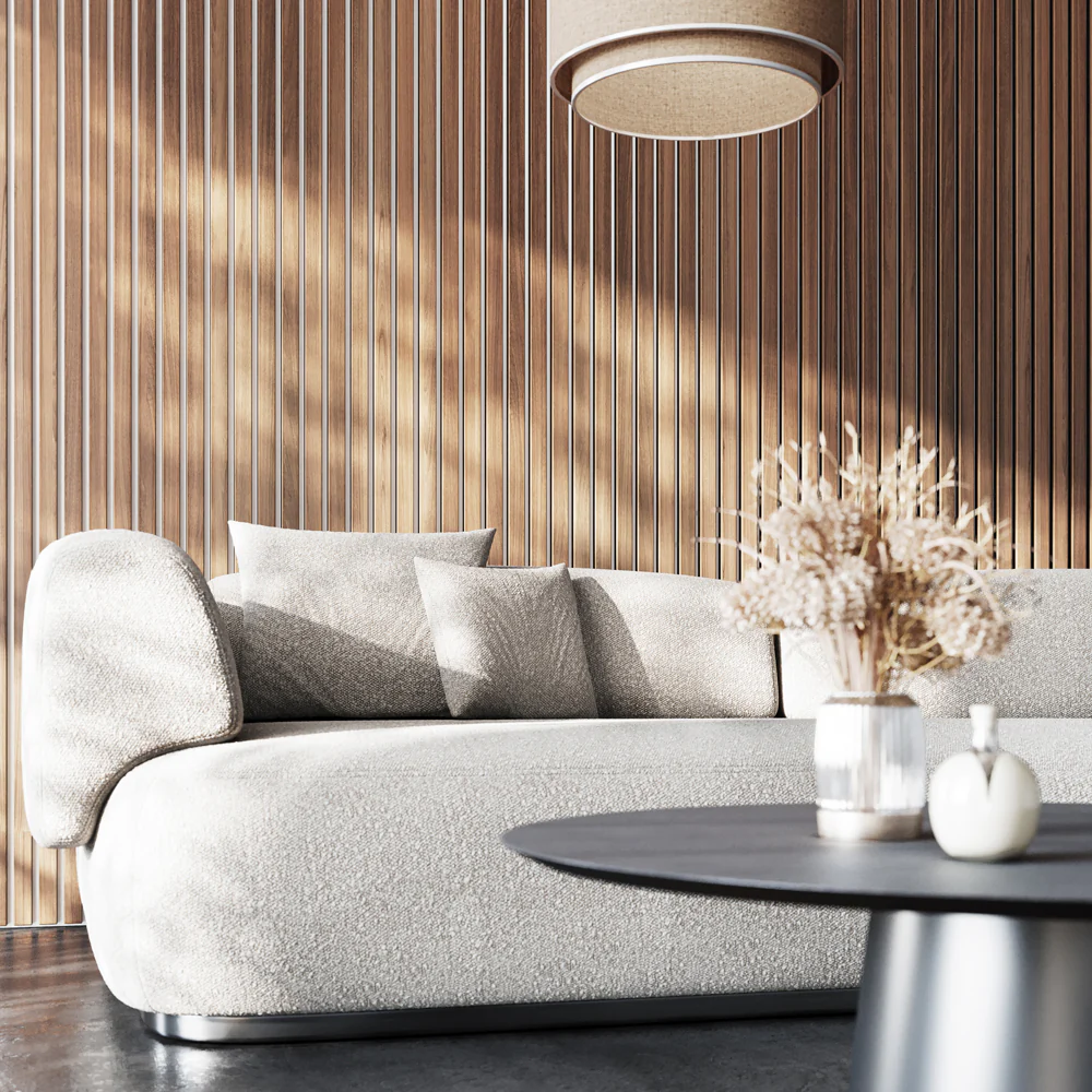 American_Walnut_Acoustic_Wall_Panels_With_Pure-White_Accents_Interior_Soundproof_Slat_Wood_Siding_Coastal_Collection_2