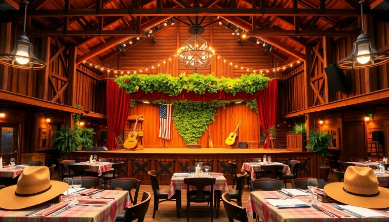 Experience lively Firelight Barn photos showcasing vibrant atmosphere and rustic decor
