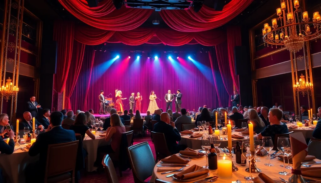 Experience vibrant las vegas dinner shows with stunning performances and exquisite dining.