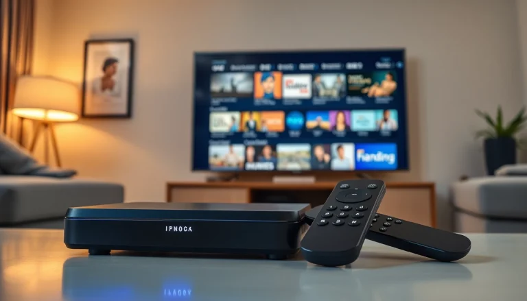 Comprar IPTV desde un dispositivo moderno en un entorno acogedor y elegante.